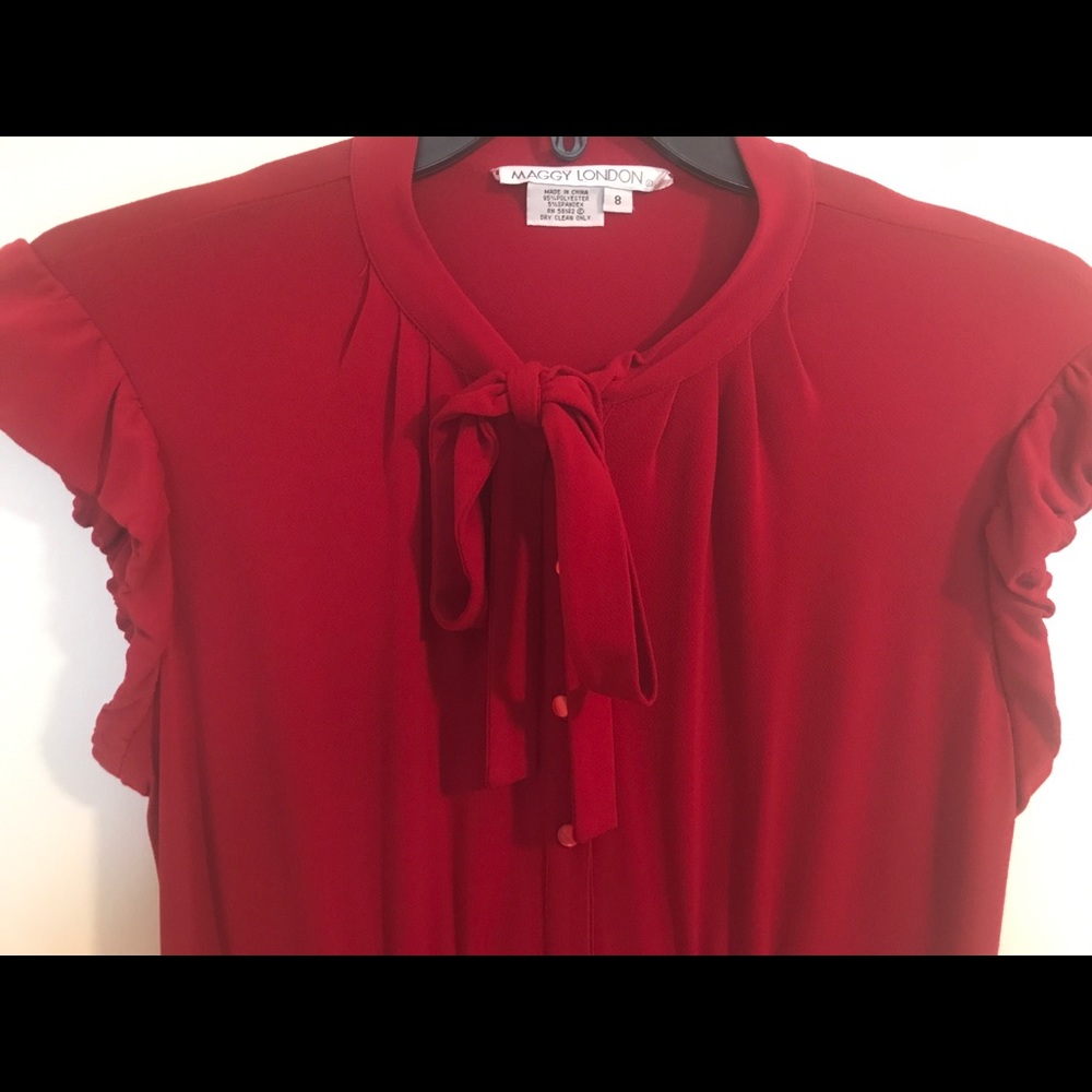 Red Office Dress
